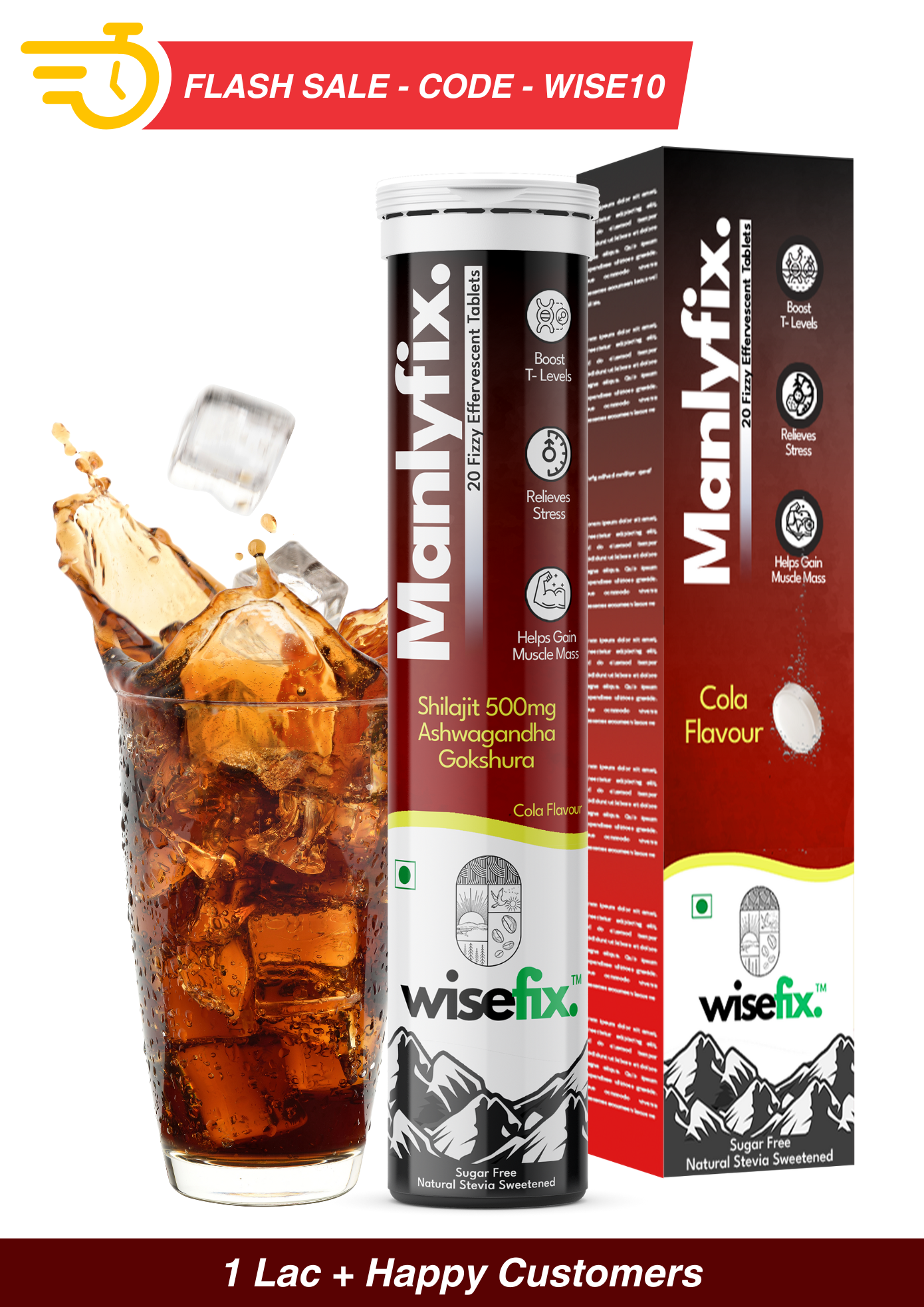 Wisefix's Manlyfix effervescent tablets