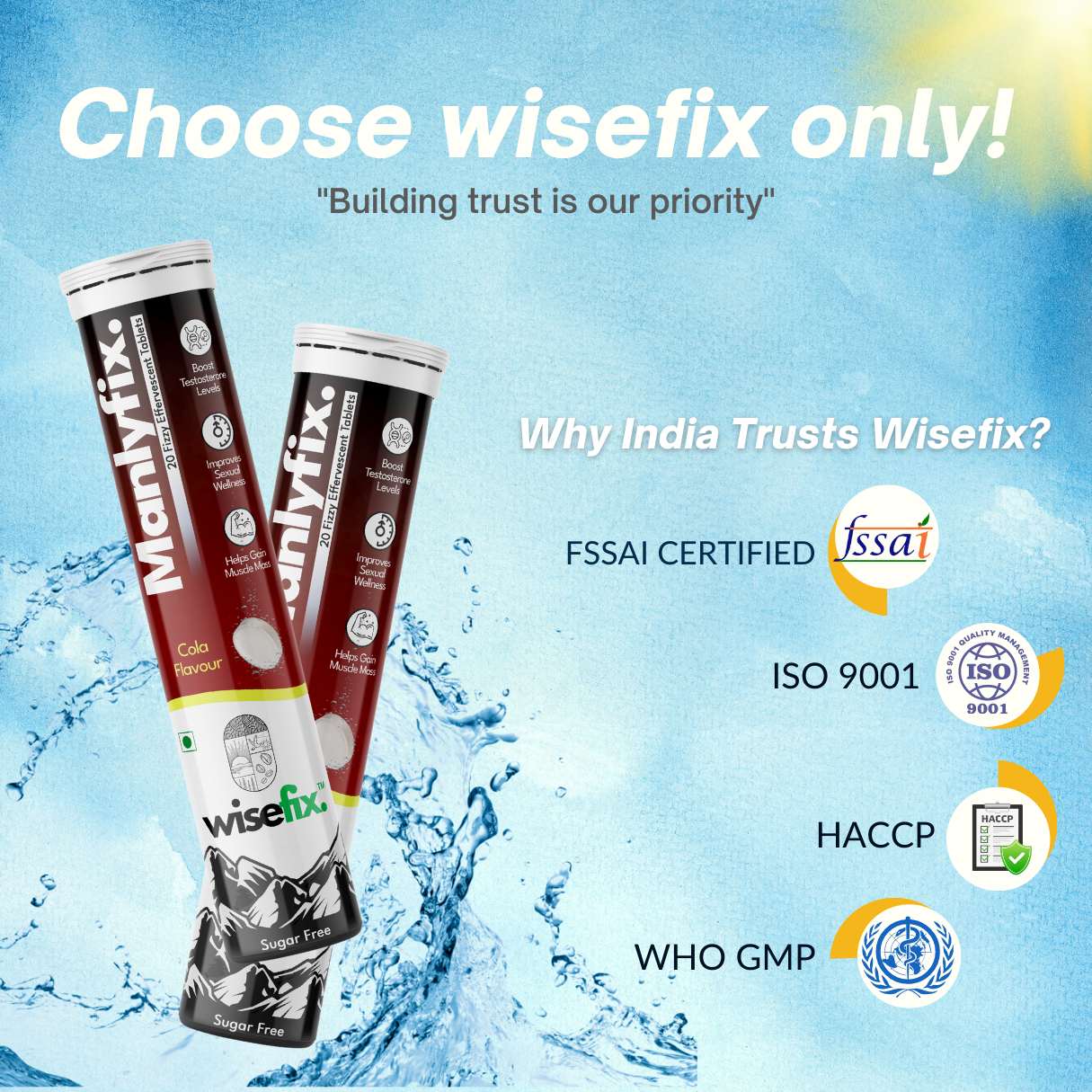 Wisefix's Manlyfix effervescent tablets - My Wisefix