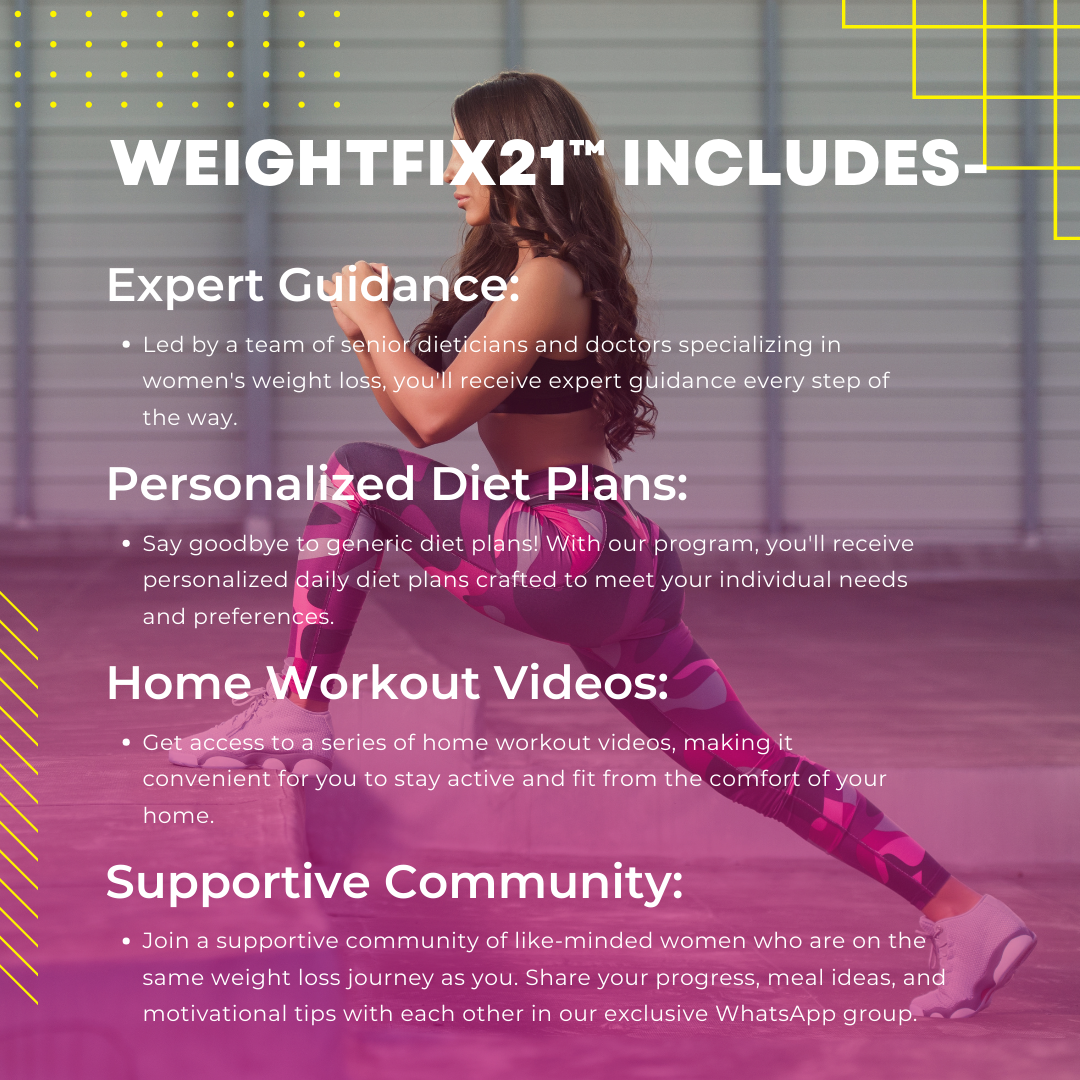 WeightFix21™ : Your Personalized 21-Day Weight Loss Challenge (ONLY For Women)